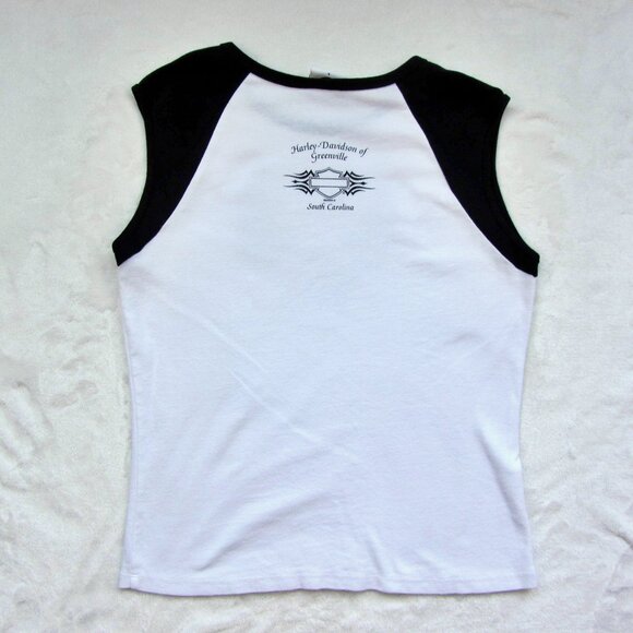 Harley-Davidson Top with Eagle Embellishment Size Large - Picture 3 of 11
